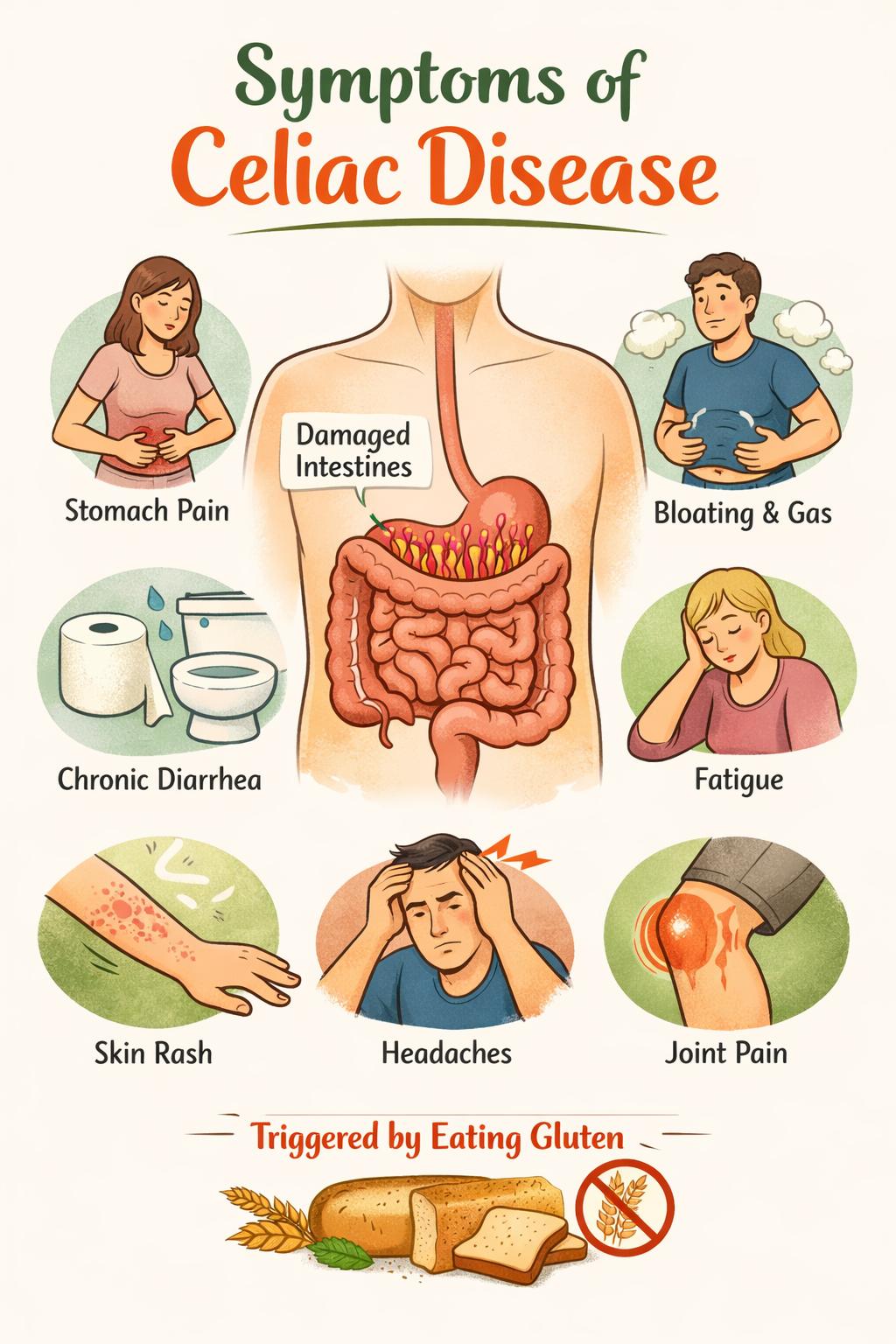 Symptoms of Celiac Disease
